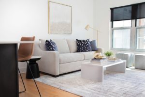 Living room with a sectional 2