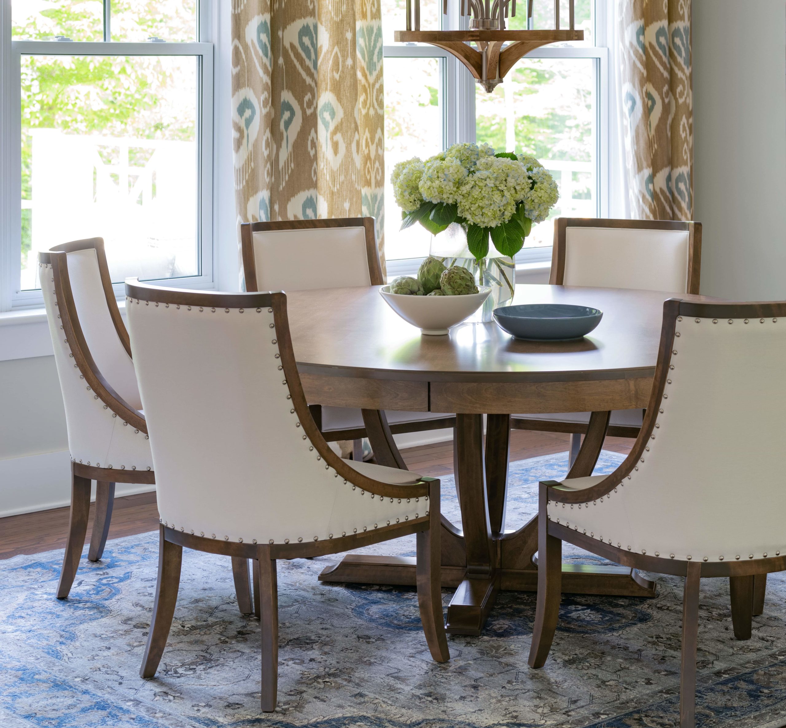 Space saving dining table