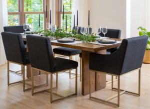 Dining table in a small living room 2